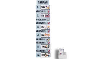 Luokanopettajan tuntikortit