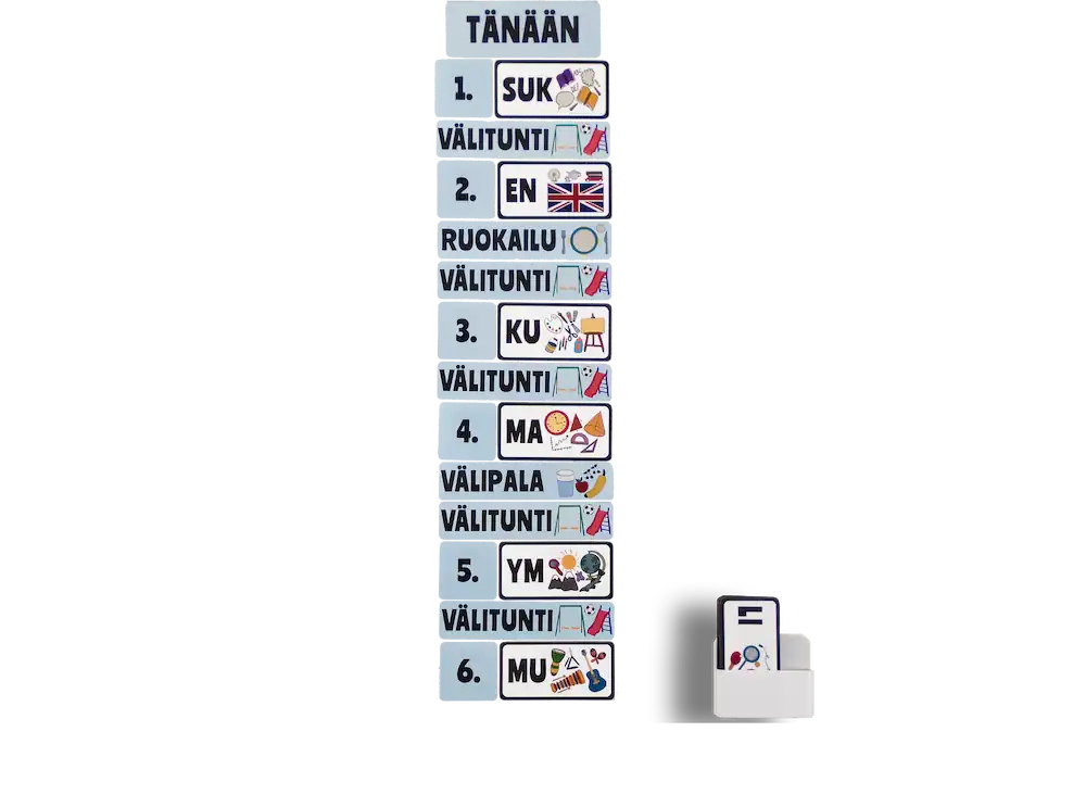 Luokanopettajan tuntikortit